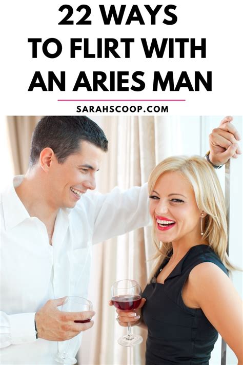 how to flirt with an aries man